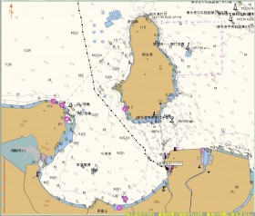 電子海図スクリーンショット