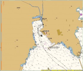 電子海図スクリーンショット