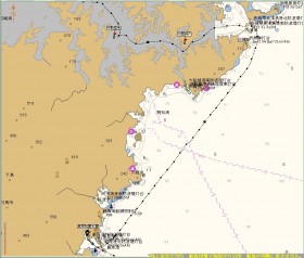 電子海図スクリーンショット