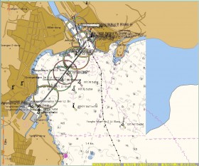 電子海図スクリーンショット