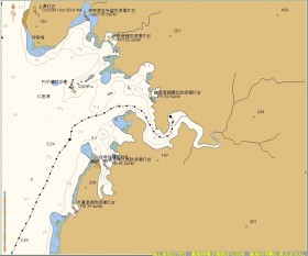 電子海図スクリーンショット