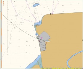 電子海図スクリーンショット